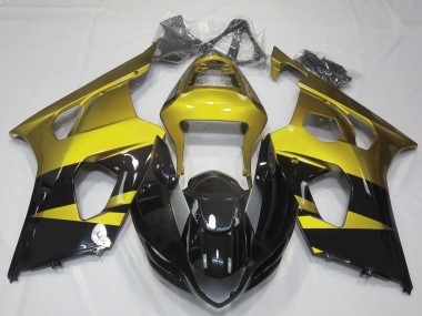 2003-2004 Gloss Yellow & Black GSXR 1000 Fairings