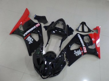 2003-2004 Red and Black GSXR 1000 Fairings
