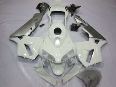 2003-2004 Silver and White CBR600RR Fairings