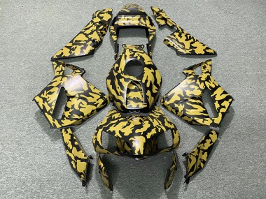 2003-2004 Yellow Camo CBR600RR Fairings