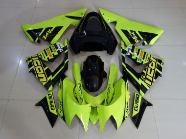 2004-2005 Custom High Viz Yellow ZX10R Fairings