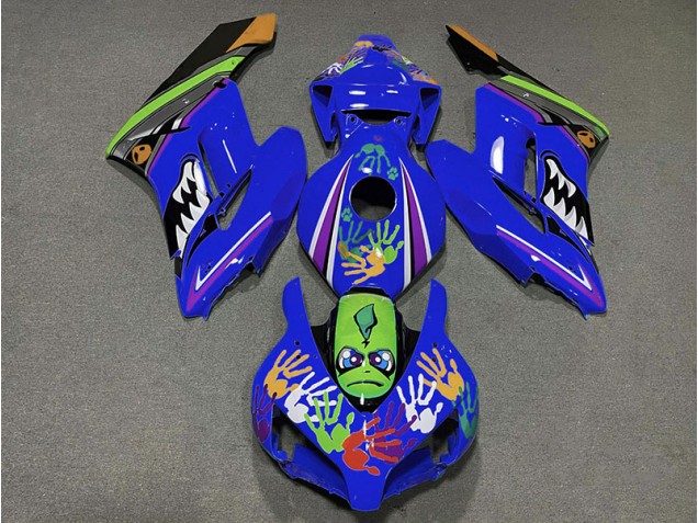 2004-2005 Dark Blue Shark CBR1000RR Fairings 2004-2005 Dark Blue Shark CBR1000RR Fairings