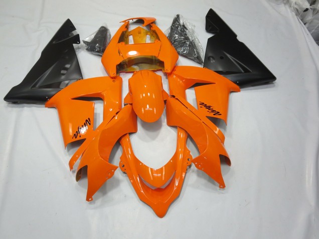 2004-2005 Orange Ninja ZX10R Fairings 2004-2005 Orange Ninja ZX10R Fairings