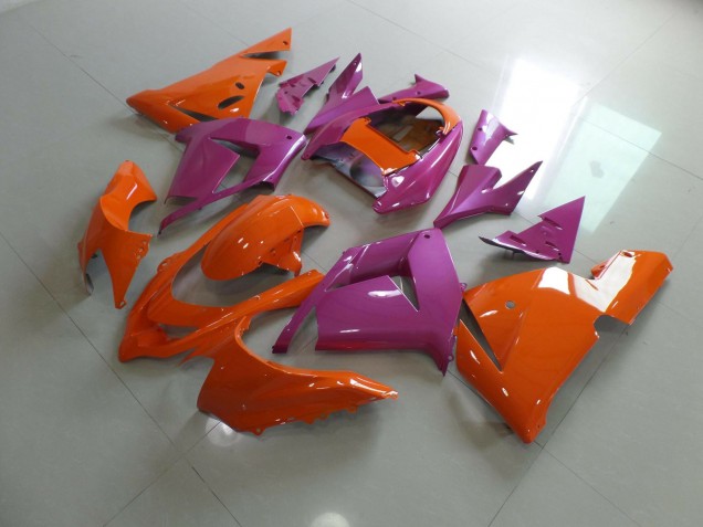 2004-2005 Orange Pink ZX10R Fairings 2004-2005 Orange Pink ZX10R Fairings