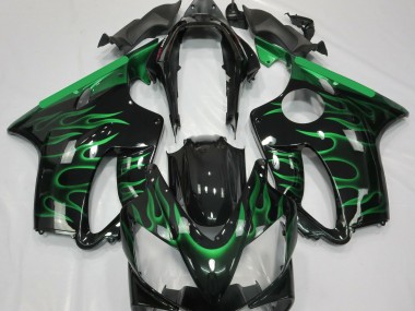 2004-2007 Light Green Flame CBR600 F4i Fairings
