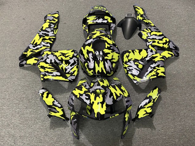 2005-2006 Camo & NEON YELLOW CBR600RR Fairings 2005-2006 Camo & NEON YELLOW CBR600RR Fairings