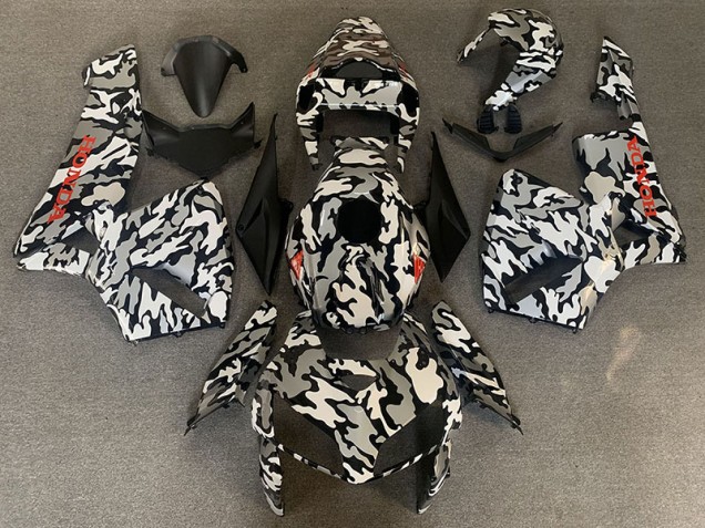 2005-2006 Camo & Red Decals CBR600RR Fairings 2005-2006 Camo & Red Decals CBR600RR Fairings