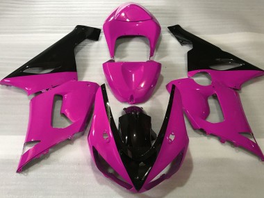 2005-2006 Gloss Pink & Black ZX6R Fairings