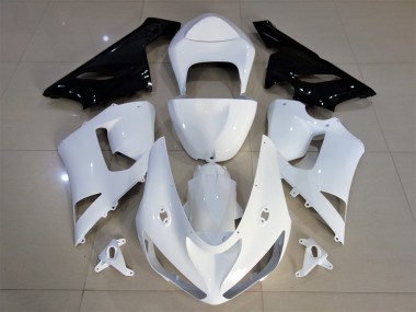 2005-2006 Gloss White & Black ZX6R Fairings