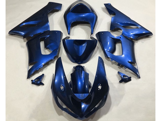 2005-2006 Metallic Blue ZX6R Fairings 2005-2006 Metallic Blue ZX6R Fairings