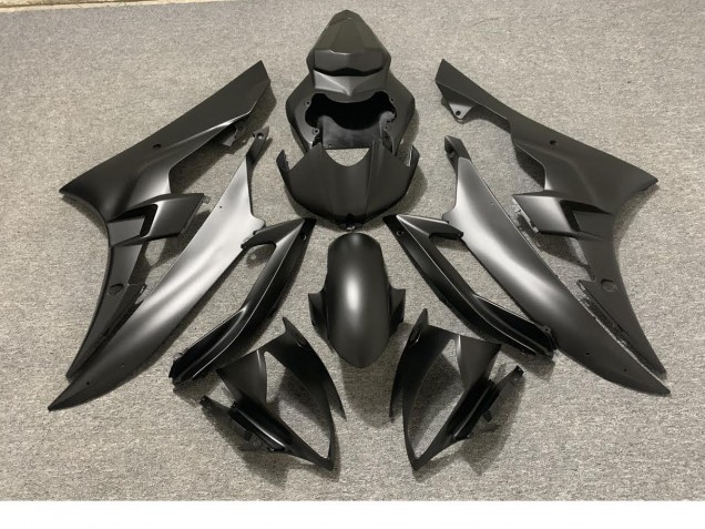 2006-2007 Full Matte Black R6 Fairings 2006-2007 Full Matte Black R6 Fairings