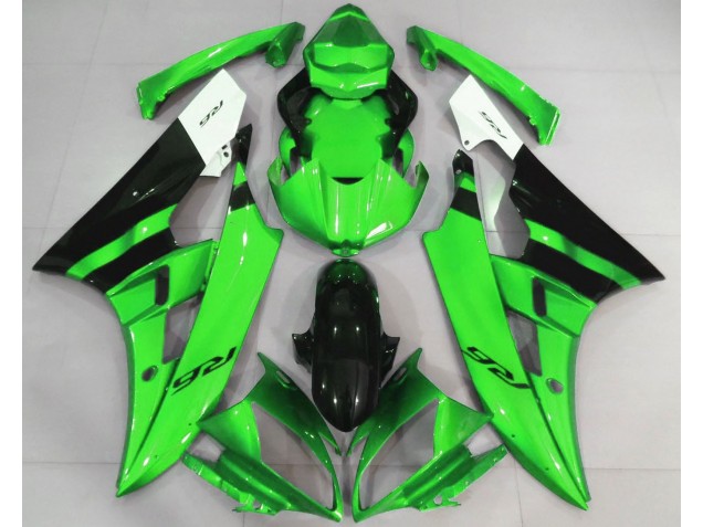 2006-2007 Gloss Green and Black R6 Fairings 2006-2007 Gloss Green and Black R6 Fairings