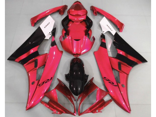2006-2007 Gloss Red and Black R6 Fairings 2006-2007 Gloss Red and Black R6 Fairings
