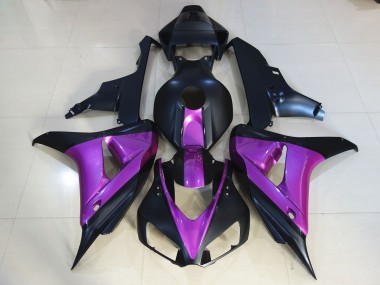 2006-2007 Matte Black Purple CBR1000RR Fairings