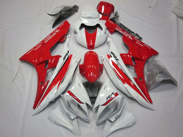 2006-2007 Red White Style Design R6 Fairings 2006-2007 Red White Style Design R6 Fairings