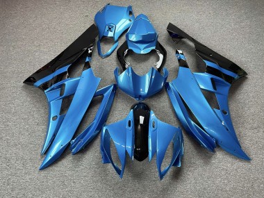 2006-2007 Sky Blue and Black R6 Fairings