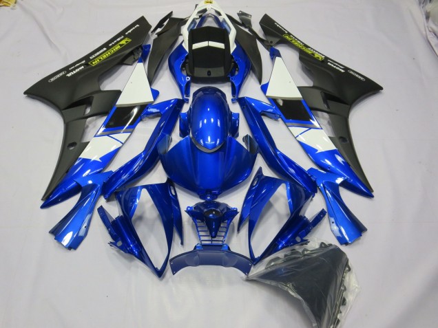 2006-2007 Depp Blue with Yellow Decal R6 Fairings 2006-2007 Depp Blue with Yellow Decal R6 Fairings