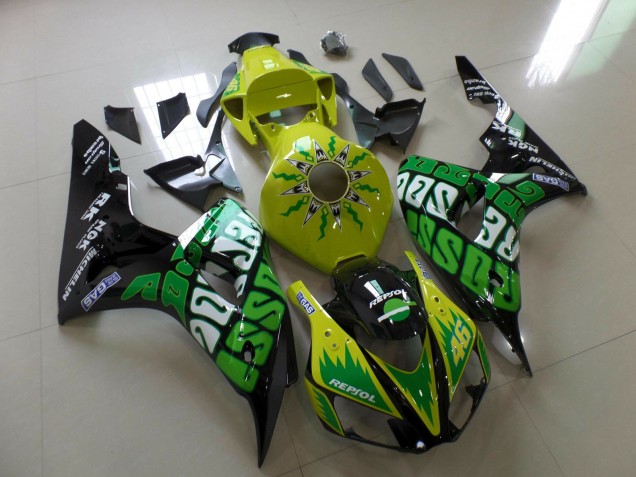 2006-2007 Yellow Rossi CBR1000RR Fairings