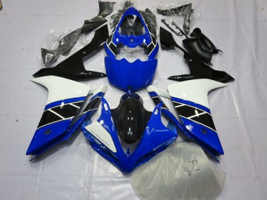 2007-2008 Black Black and White R1 Fairings