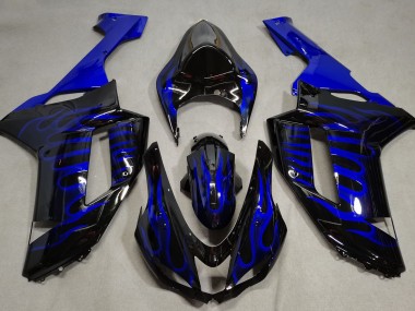 2007-2008 Blue Flame ZX6R Fairings