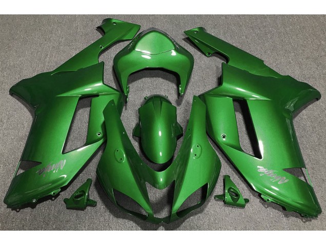 2007-2008 Forest Green ZX6R Fairings