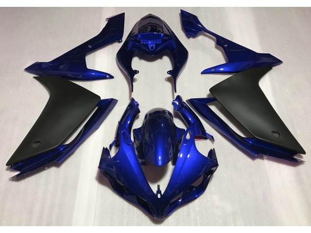 2007-2008 Gloss Blue & Black R1 Fairings