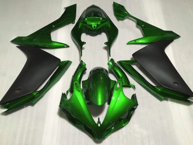 2007-2008 Gloss Green & Black R1 Fairings
