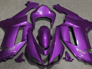2007-2008 Gloss Purple ZX6R Fairings