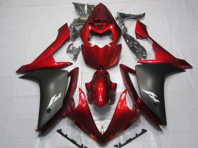 2007-2008 Maroon and Matte R1 Fairings 2007-2008 Maroon and Matte R1 Fairings