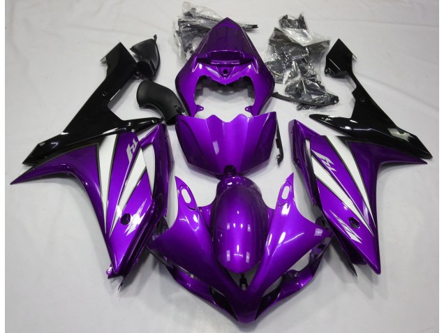 2007-2008 Purple White and Black R1 Fairings 2007-2008 Purple White and Black R1 Fairings