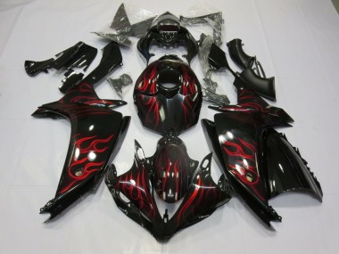 2007-2008 Red Flame R1 Fairings