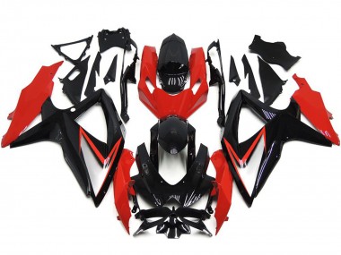 2008-2010 Custom Red OEM Style GSXR 600-750 Fairings