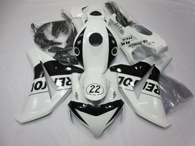 2008-2011 22 Repsol White CBR1000RR Fairings 2008-2011 22 Repsol White CBR1000RR Fairings