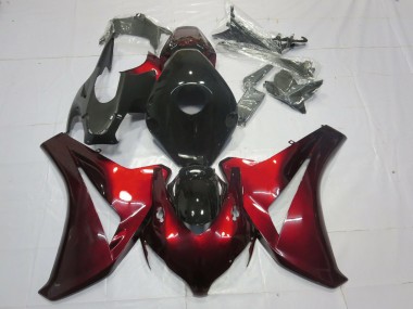 2008-2011 Candy Red and Black CBR1000RR Fairings
