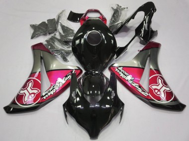 2008-2011 Candy Red on Black Custom CBR1000RR Fairings