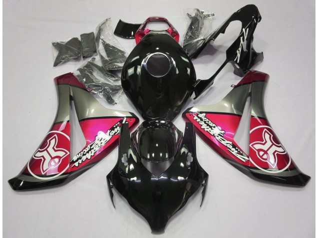 2008-2011 Candy Red on Black Custom CBR1000RR Fairings 2008-2011 Candy Red on Black Custom CBR1000RR Fairings