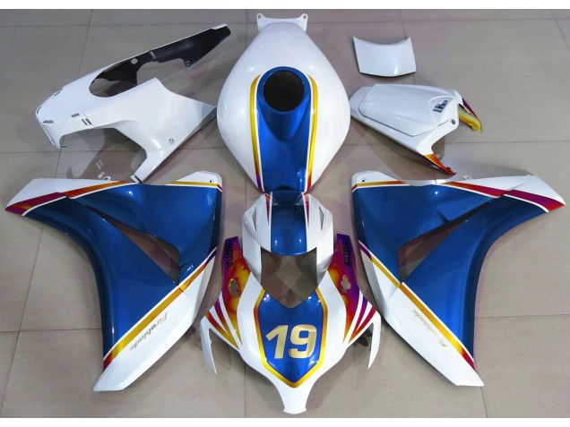 2008-2011 Gloss Blue and White CBR1000RR Fairings 2008-2011 Gloss Blue and White CBR1000RR Fairings