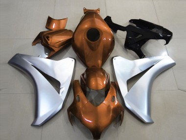 2008-2011 Gloss Orange and Silver CBR1000RR Fairings