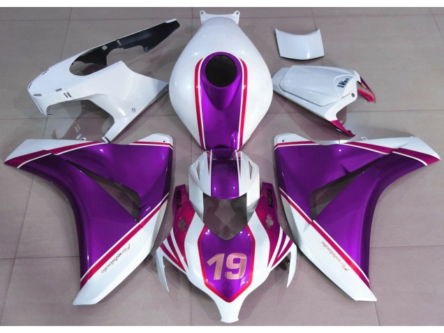 2008-2011 Gloss Purple and White CBR1000RR Fairings 2008-2011 Gloss Purple and White CBR1000RR Fairings
