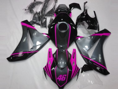 2008-2011 Grey Motul & Pink CBR1000RR Fairings