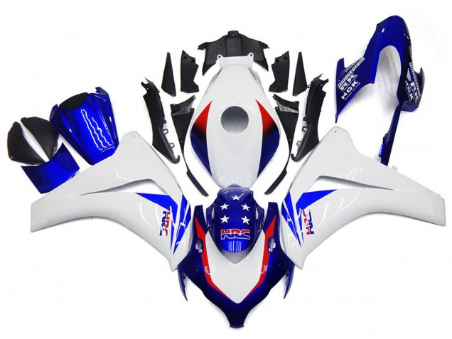 2008-2011 Vibrant Blue Star CBR1000RR Fairings 2008-2011 Vibrant Blue Star CBR1000RR Fairings