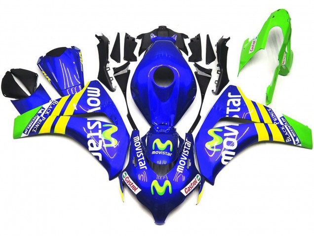 2008-2011 Vibrant MoviStar CBR1000RR Fairings 2008-2011 Vibrant MoviStar CBR1000RR Fairings