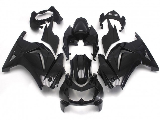 2008-2012 Gloss Black Plain Ninja 250 Fairings 2008-2012 Gloss Black Plain Ninja 250 Fairings