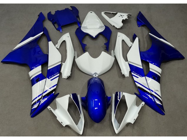 2008-2016 Blue and White Custom OEM Style R6 Fairings 2008-2016 Blue and White Custom OEM Style R6 Fairings