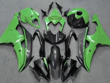 2008-2016 Gloss Green and Carbon R6 Fairings