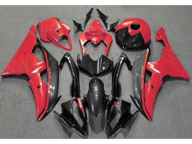 2008-2016 Gloss Red and Carbon R6 Fairings 2008-2016 Gloss Red and Carbon R6 Fairings