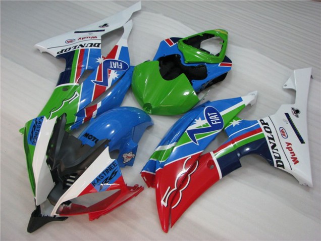 2008-2016 Green Fiat R6 Fairings 2008-2016 Green Fiat R6 Fairings