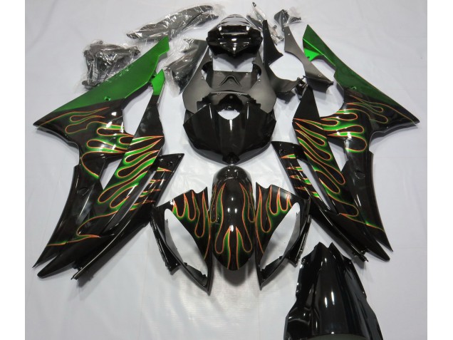 2008-2016 Green Flame R6 Fairings 2008-2016 Green Flame R6 Fairings