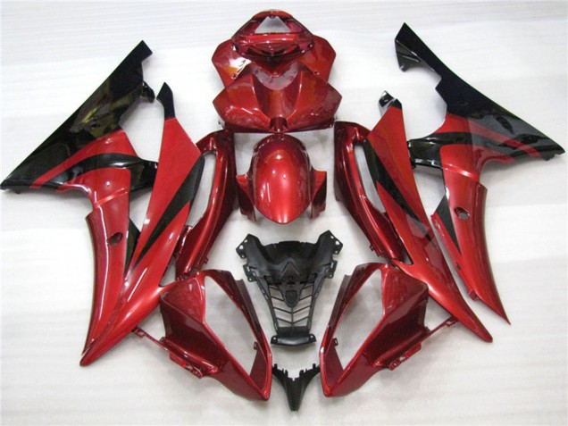 2008-2016 Maroon Black R6 Fairings 2008-2016 Maroon Black R6 Fairings