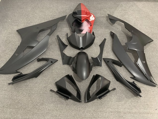 2008-2016 Matte Black & Red R6 Fairings 2008-2016 Matte Black & Red R6 Fairings